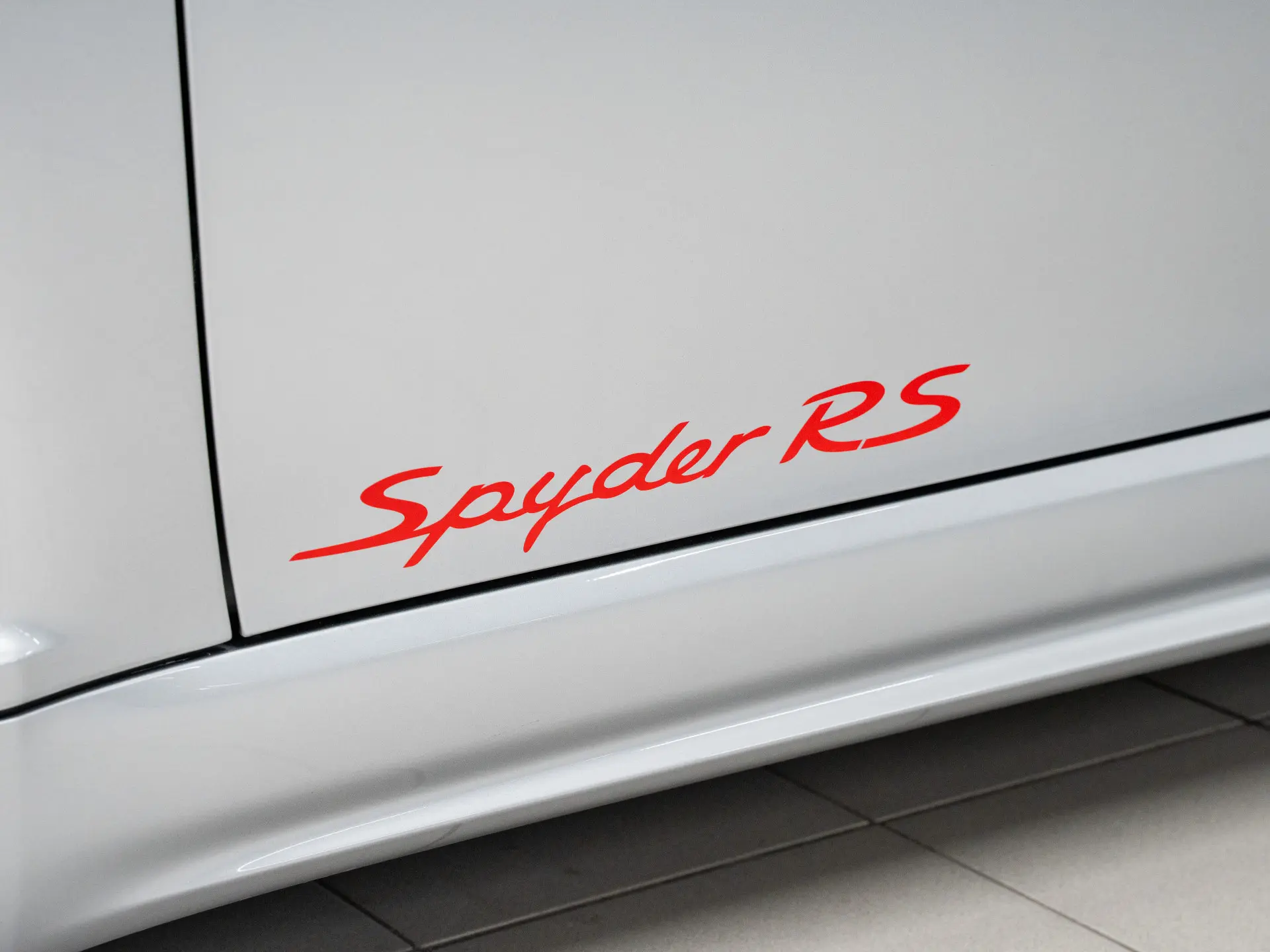 718 Boxster Spyder RS
