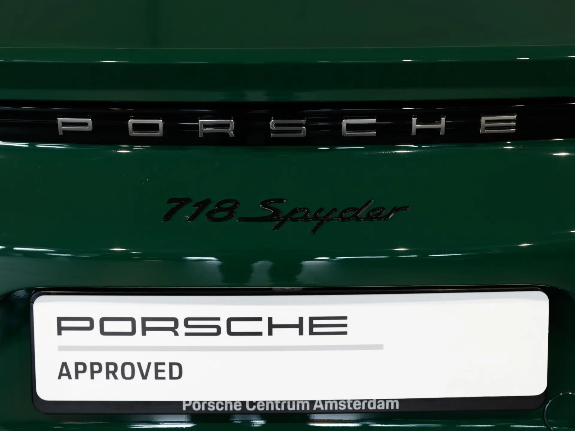 718 Spyder Britisch Racing Green